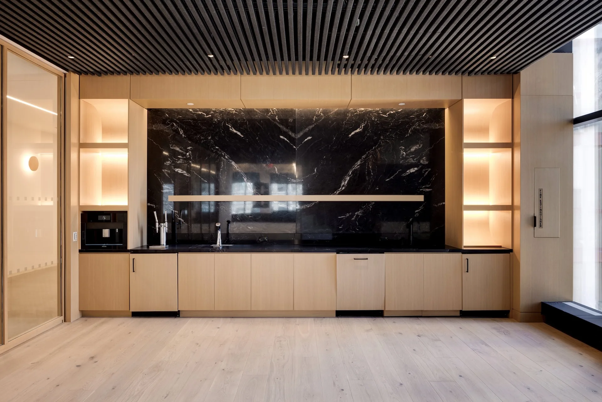 Office interiors at 1 Willoughby Square