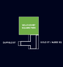 Keyplan of One Willoughby Square